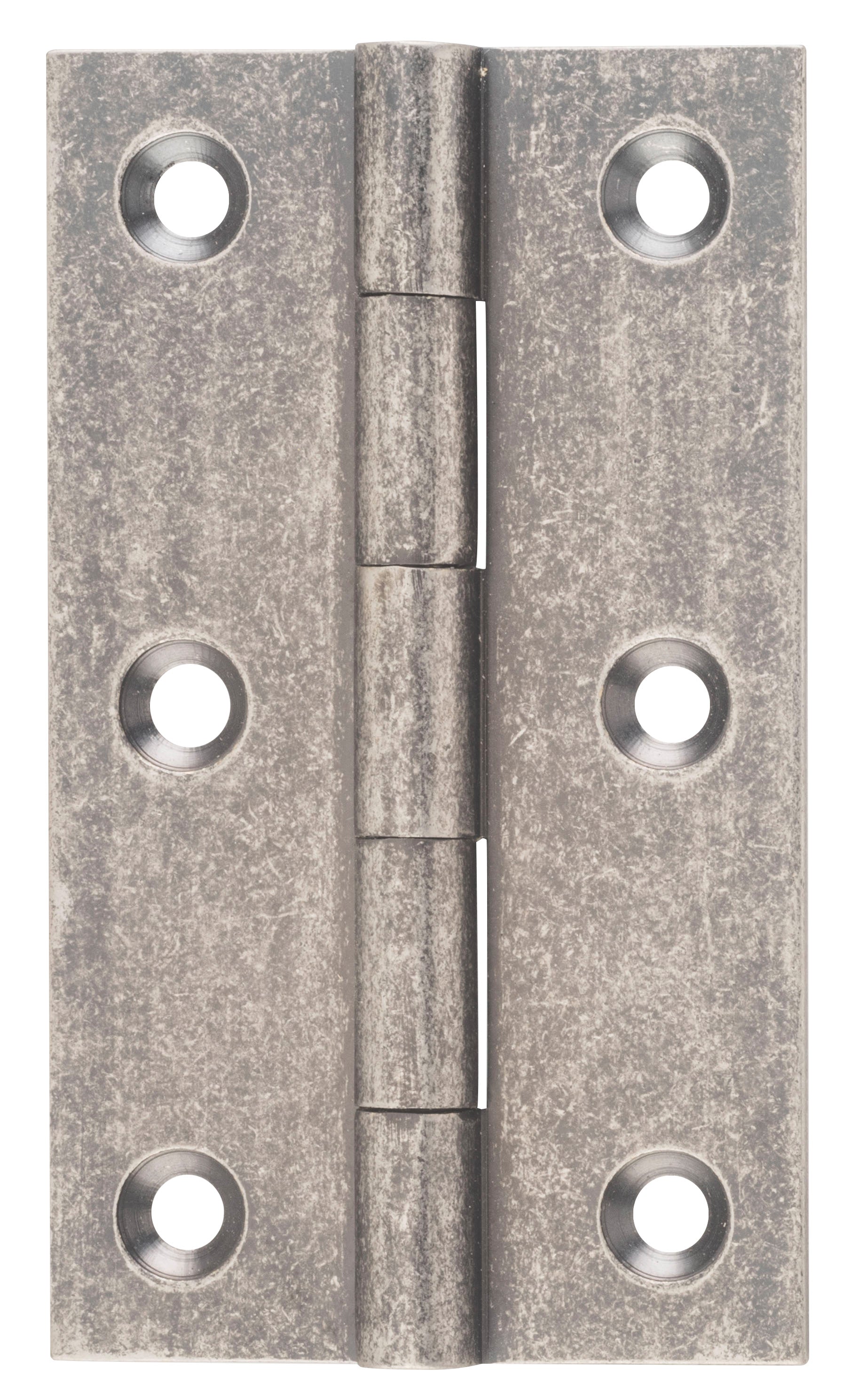 Fixed Pin Hinge Rumbled Nickel / H89xW50mm