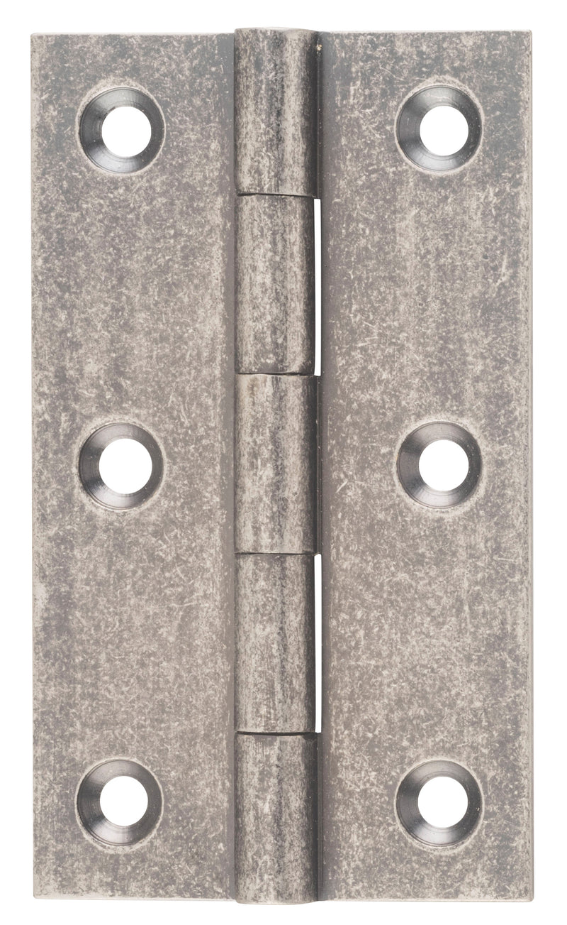 Fixed Pin Hinge Rumbled Nickel / H89xW50mm