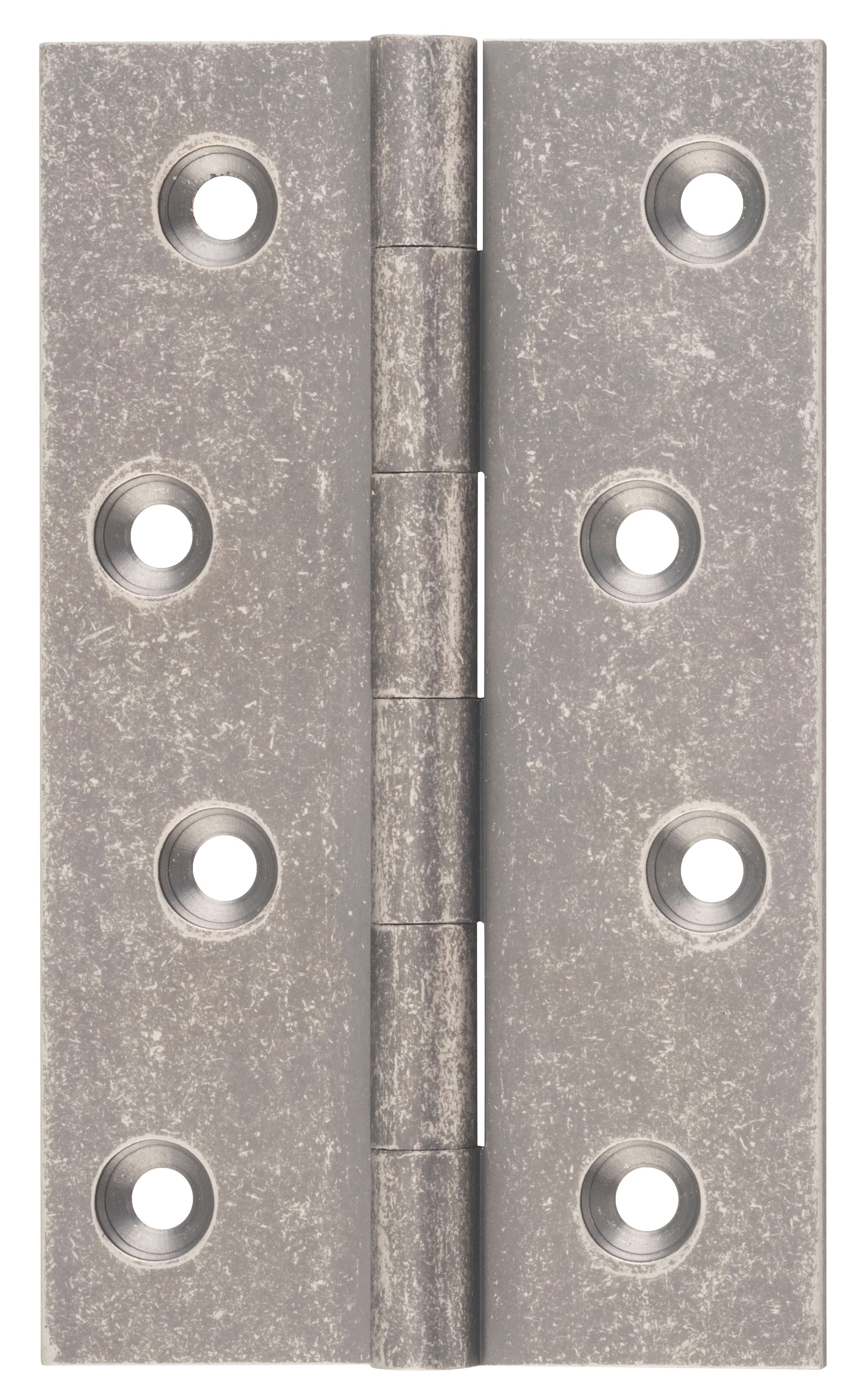 Fixed Pin Hinge Rumbled Nickel / H100xW60mm