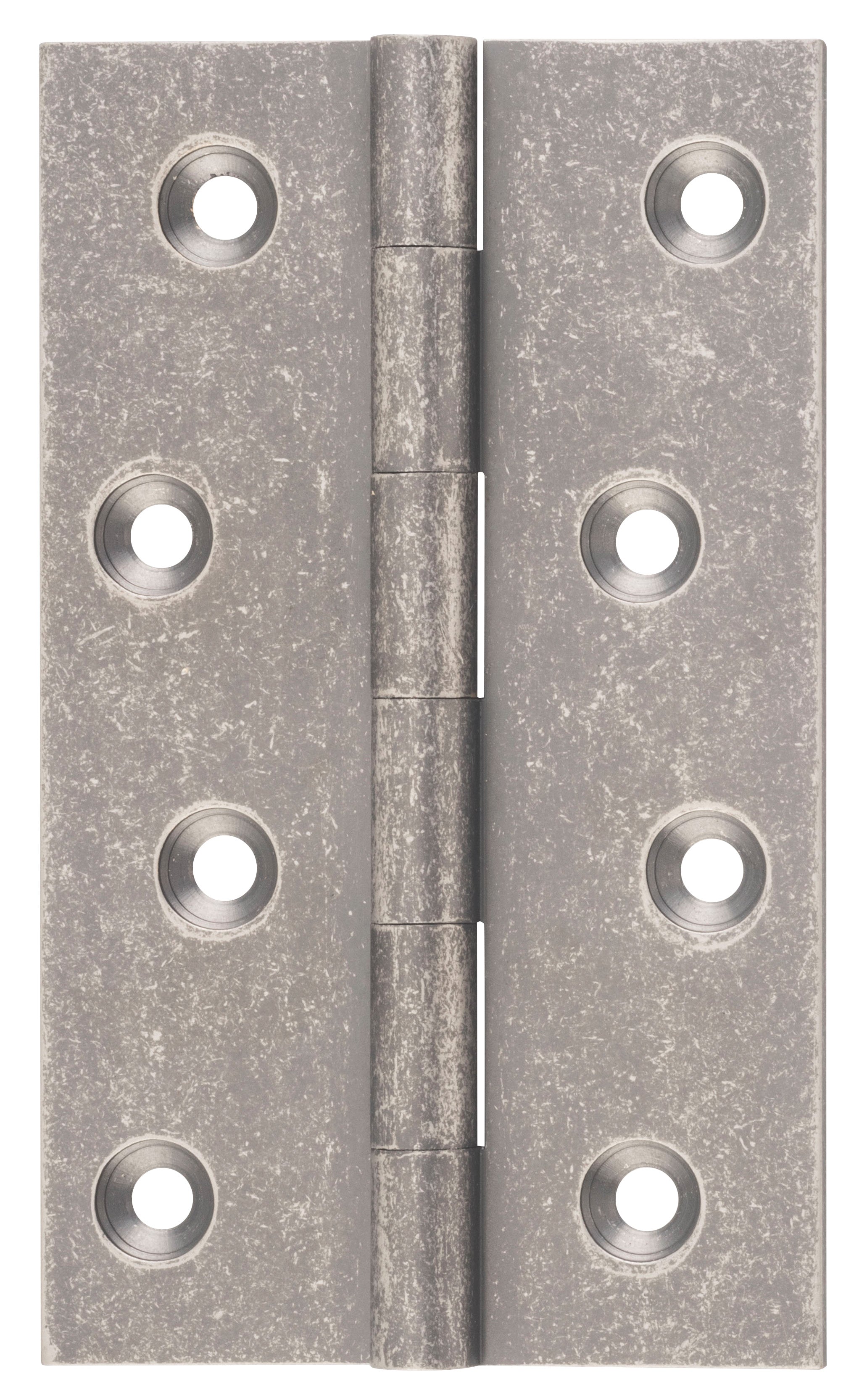 Fixed Pin Hinge Rumbled Nickel / H100xW60mm
