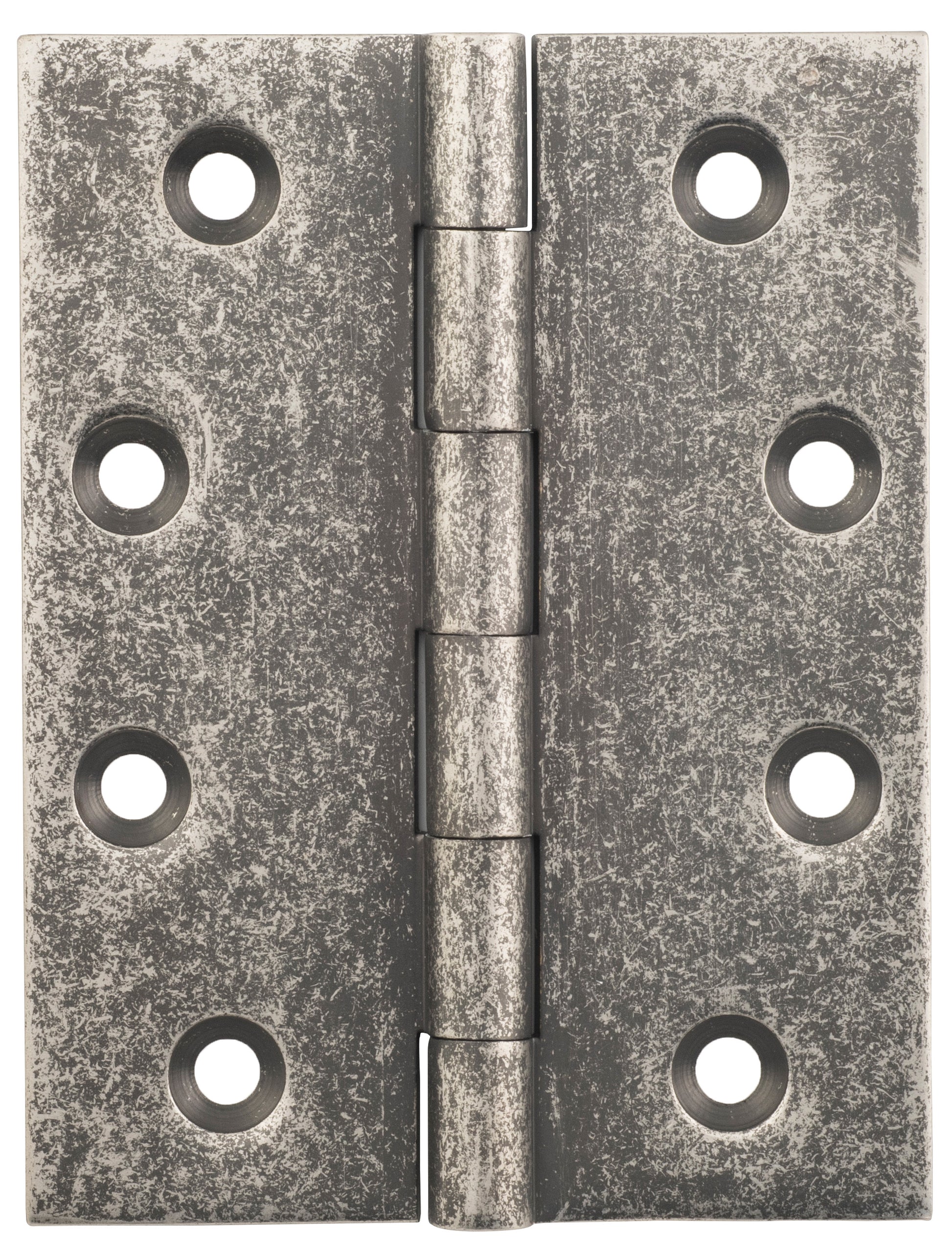 Fixed Pin Hinge Rumbled Nickel / H100xW75mm