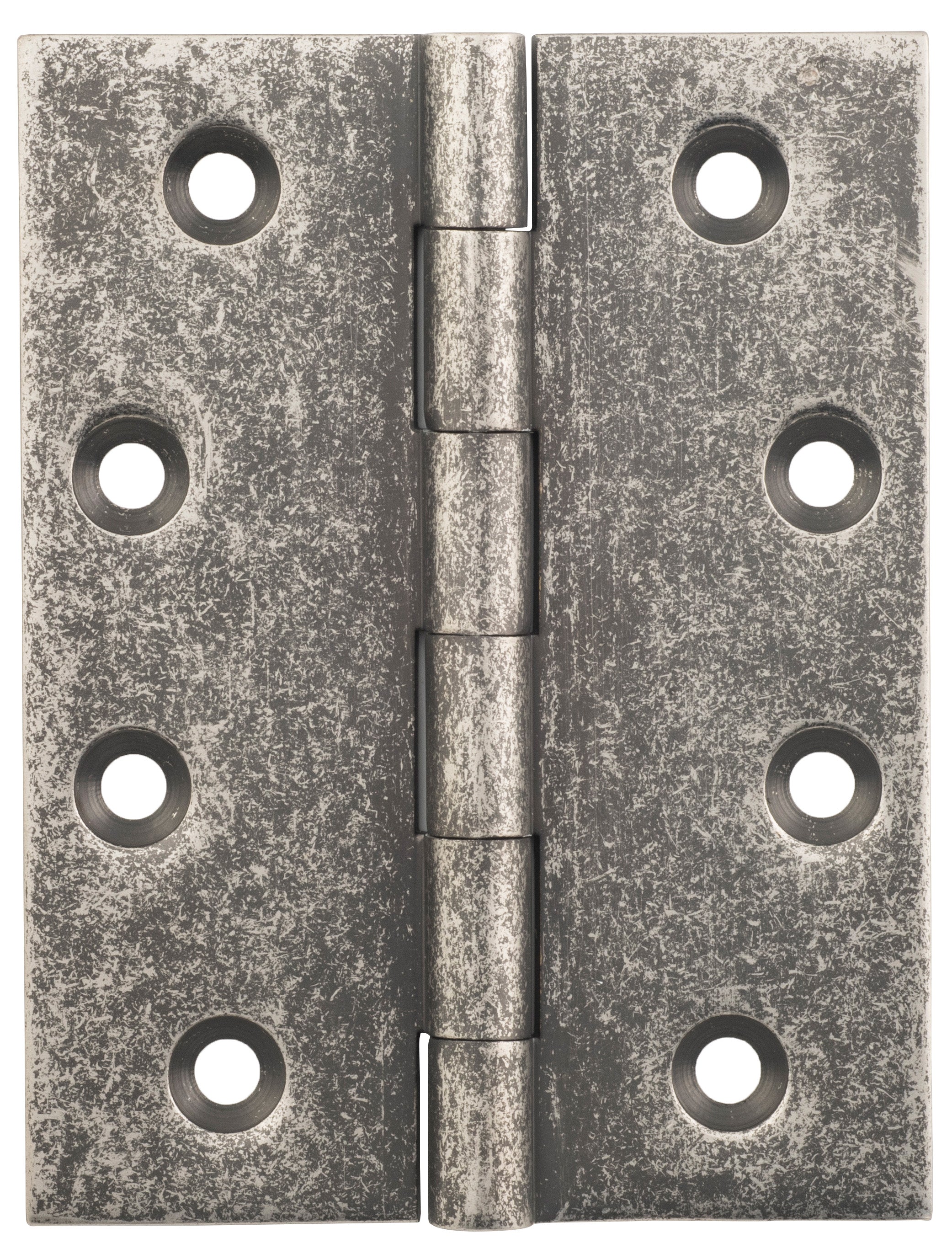 Fixed Pin Hinge Rumbled Nickel / H100xW75mm