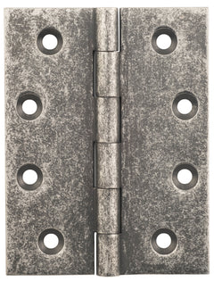 Fixed Pin Hinge Rumbled Nickel / H100xW75mm