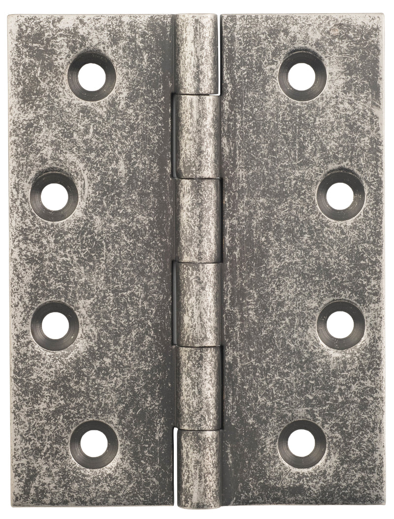 Fixed Pin Hinge Rumbled Nickel / H100xW75mm
