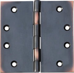 Fixed Pin Hinge Antique Copper / H100xW100mm