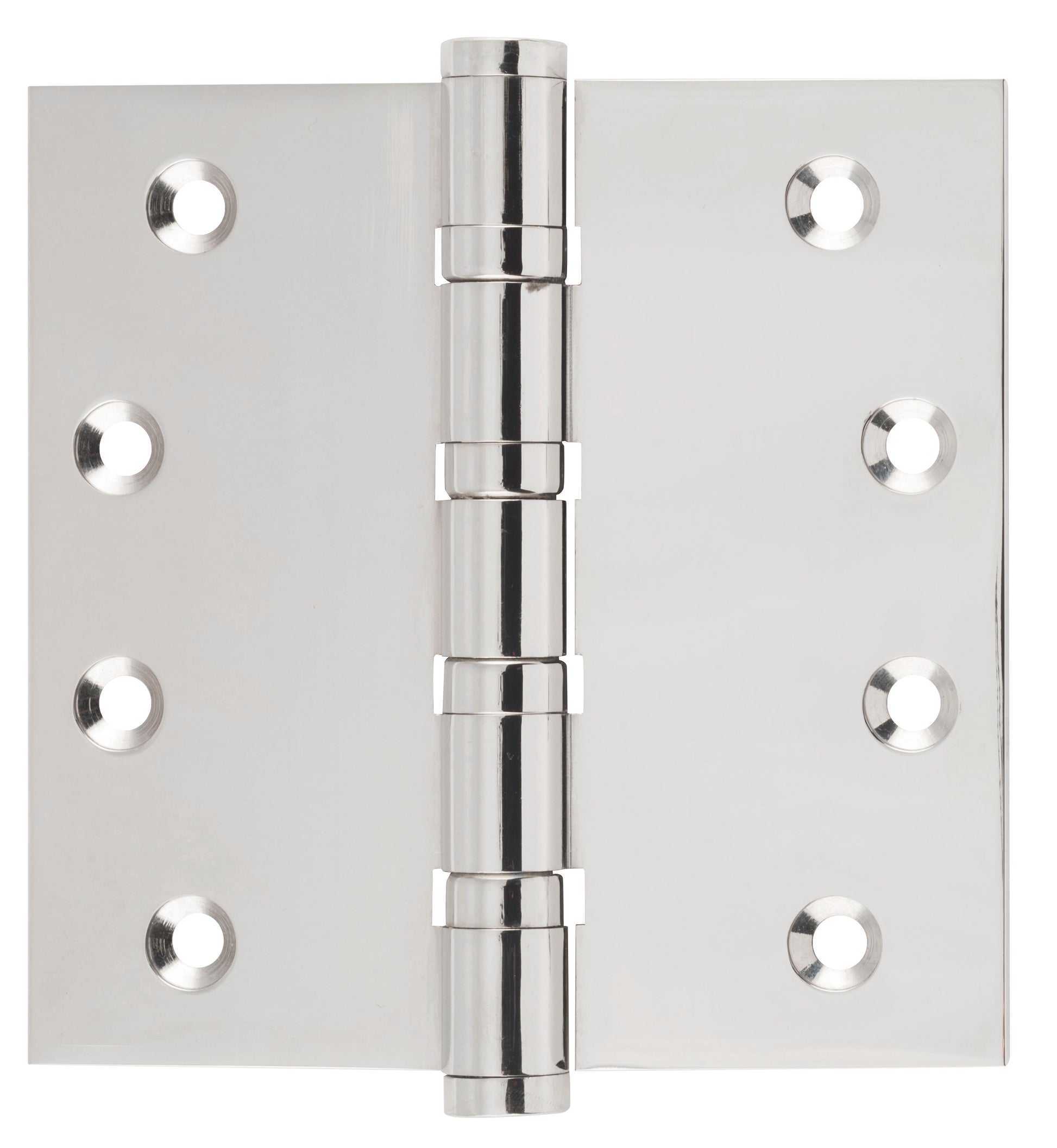 Ball Bearing Hinge Polished Nickel / H100xW100mm