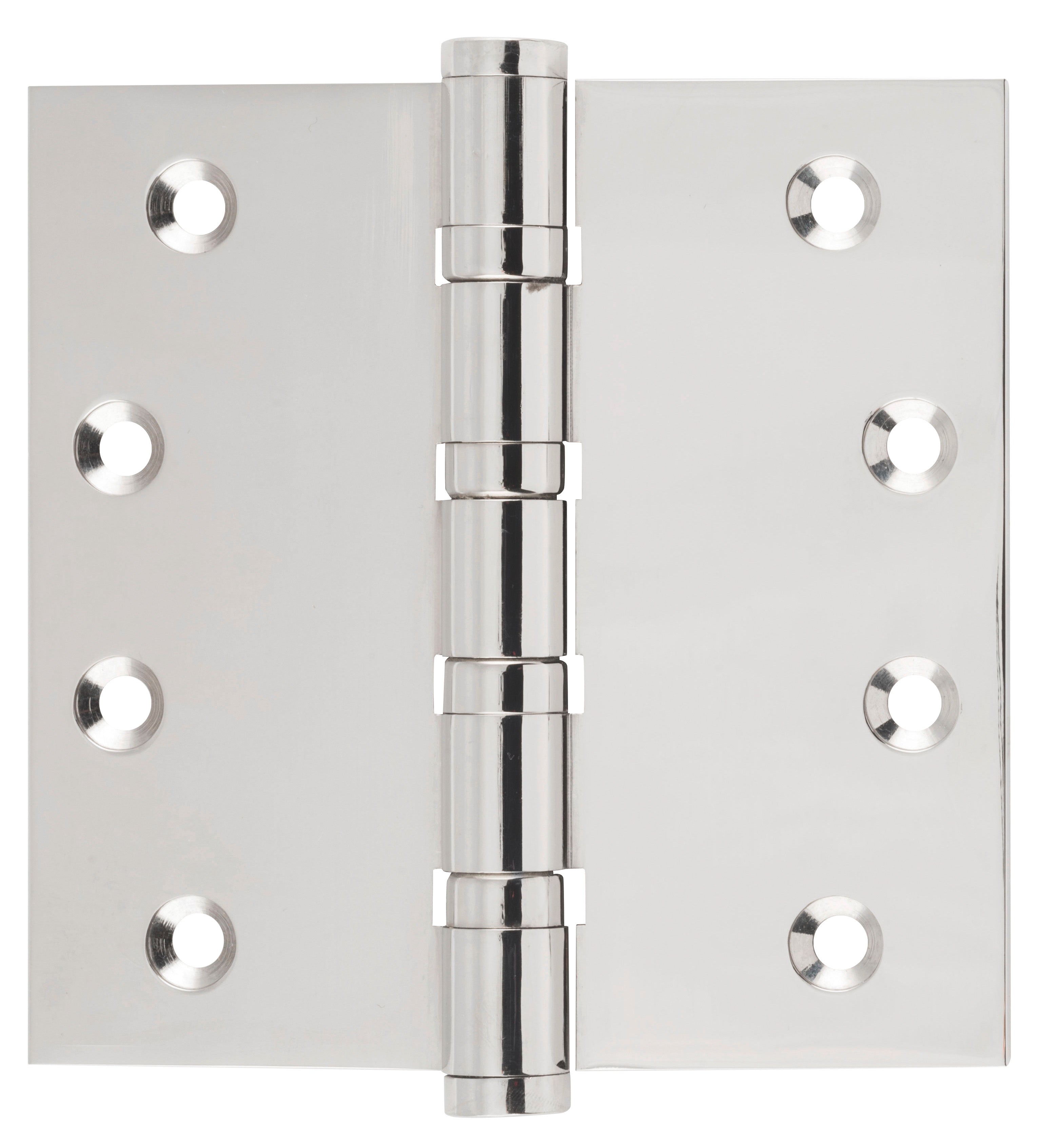 Ball Bearing Hinge Polished Nickel / H100xW100mm