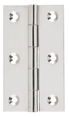 Fixed Pin Hinge Polished Nickel / H89xW50mm