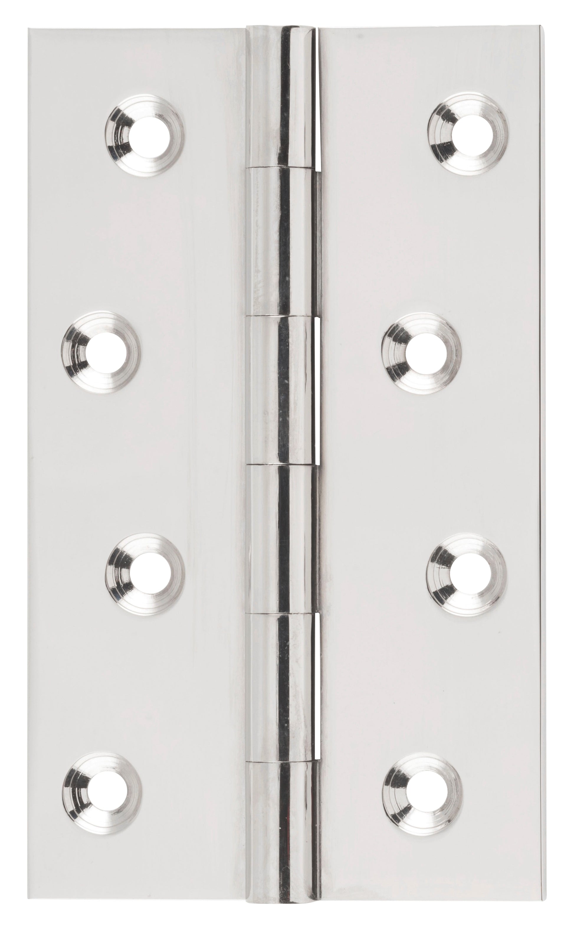 Fixed Pin Hinge Polished Nickel / H100xW60mm