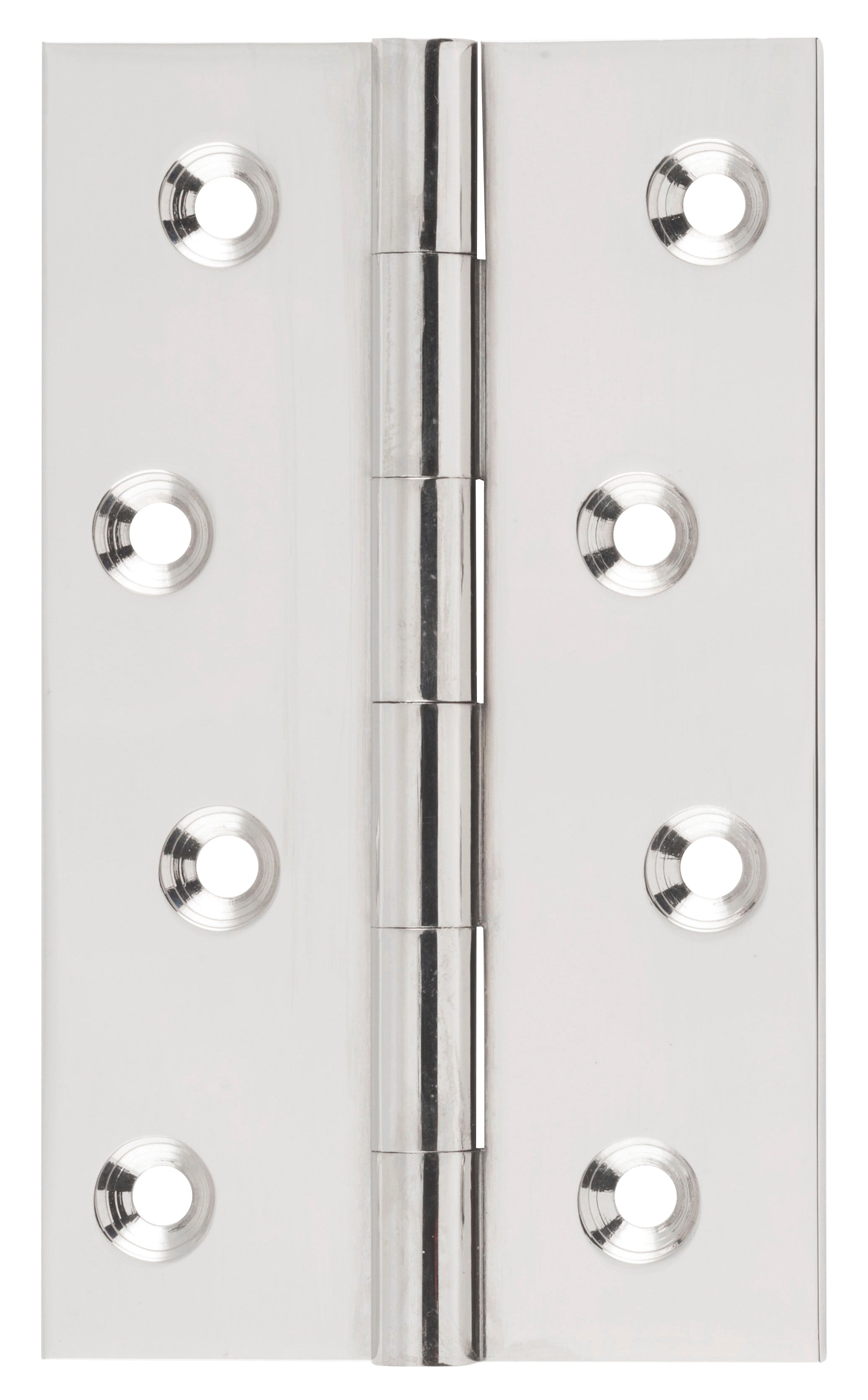 Fixed Pin Hinge Polished Nickel / H100xW60mm