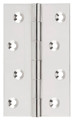 Fixed Pin Hinge Polished Nickel / H100xW60mm