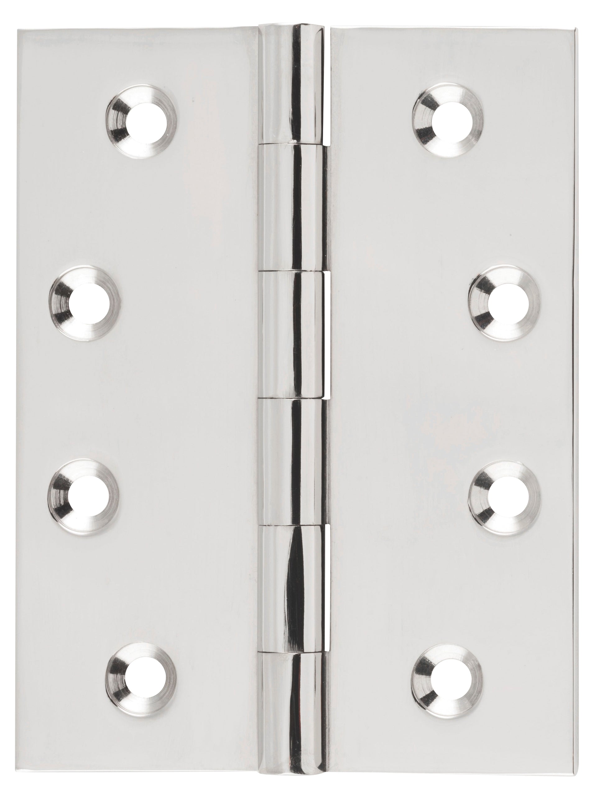 Fixed Pin Hinge Polished Nickel / H100xW75mm