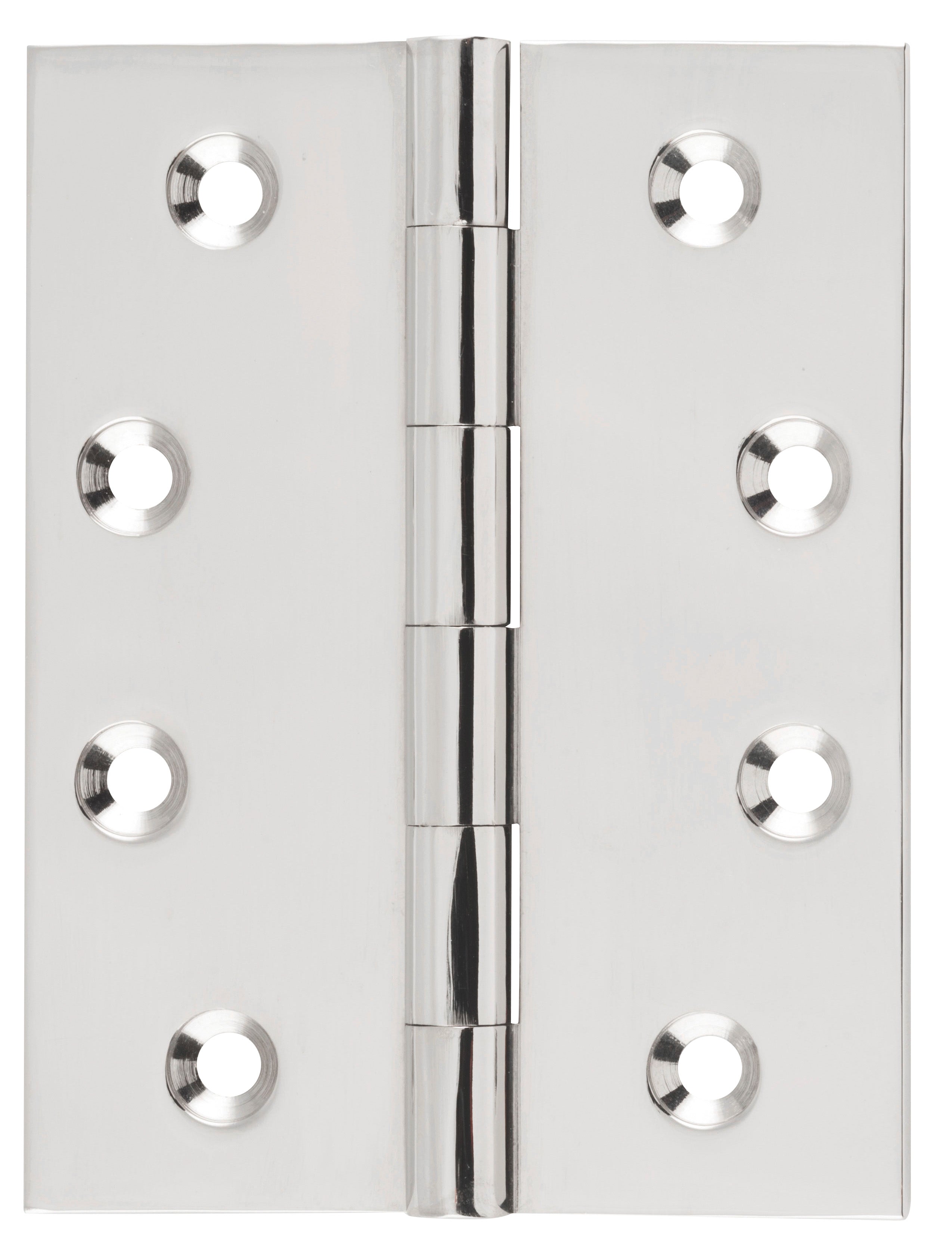 Fixed Pin Hinge Polished Nickel / H100xW75mm