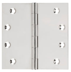 Fixed Pin Hinge Polished Nickel / H100xW100mm