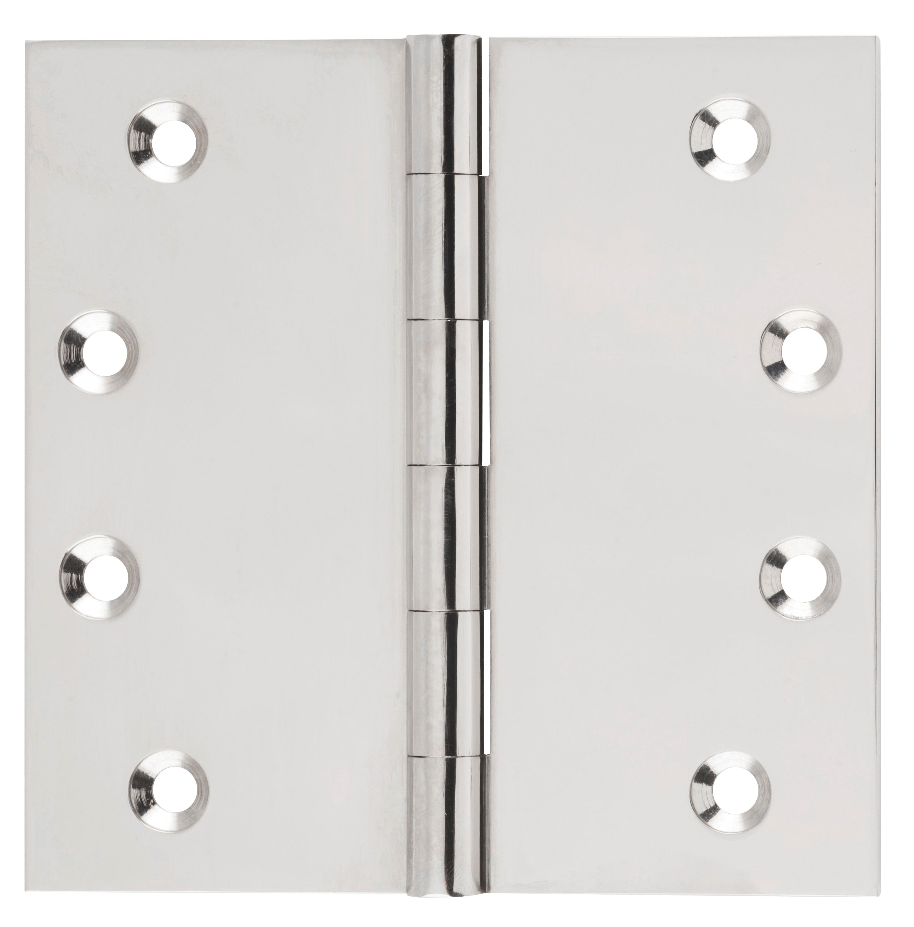 Fixed Pin Hinge Polished Nickel / H100xW100mm