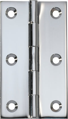 Fixed Pin Hinge Chrome Plated / H89xW50mm