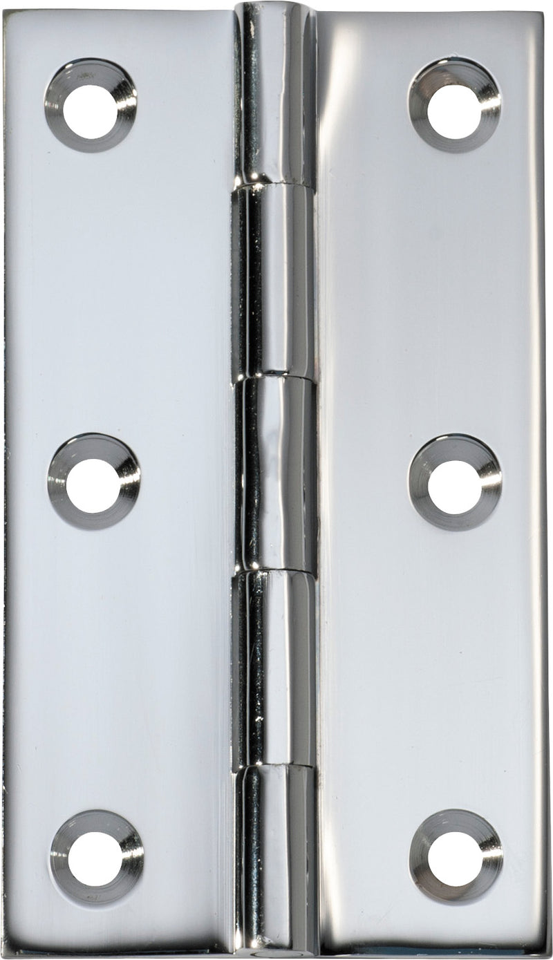 Fixed Pin Hinge Chrome Plated / H89xW50mm