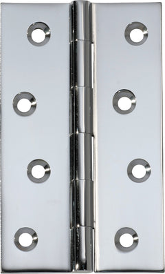 Fixed Pin Hinge Chrome Plated / H100xW60mm