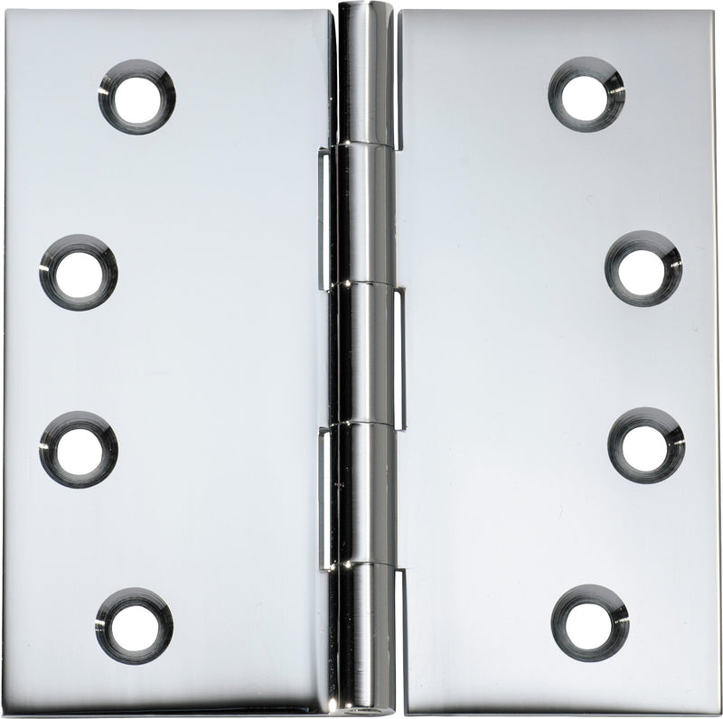 Fixed Pin Hinge Chrome Plated / H100xW100mm