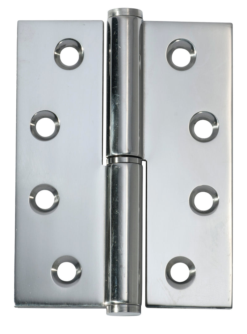 Lift Off Hinge Chrome Plated / RH H100xW75mm