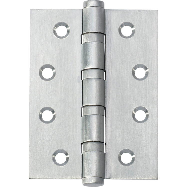 Ball Bearing Hinge Satin Chrome / H100xW75mm