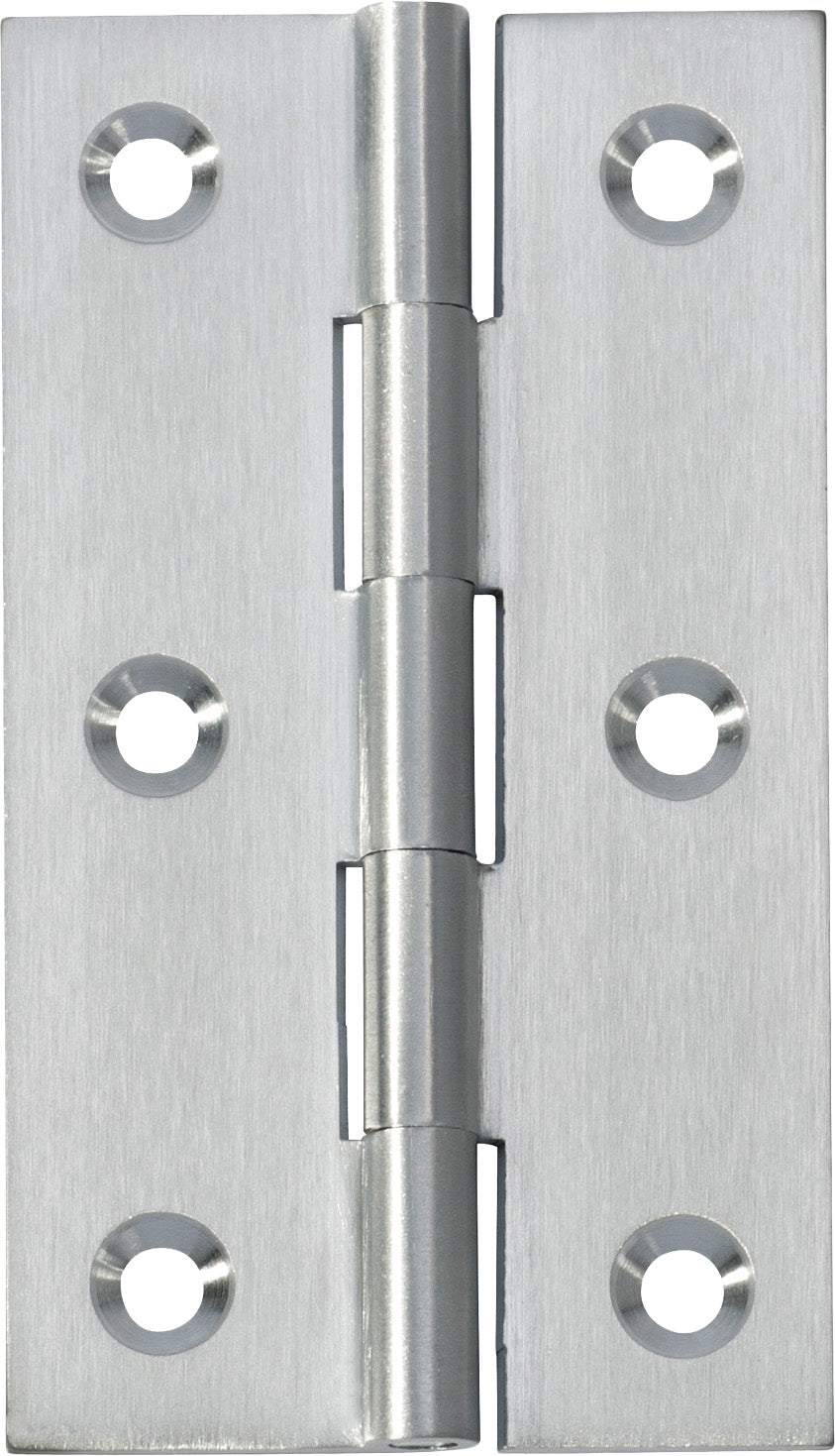 Fixed Pin Hinge Satin Chrome / H89xW50mm