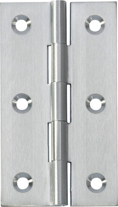 Fixed Pin Hinge Satin Chrome / H89xW50mm