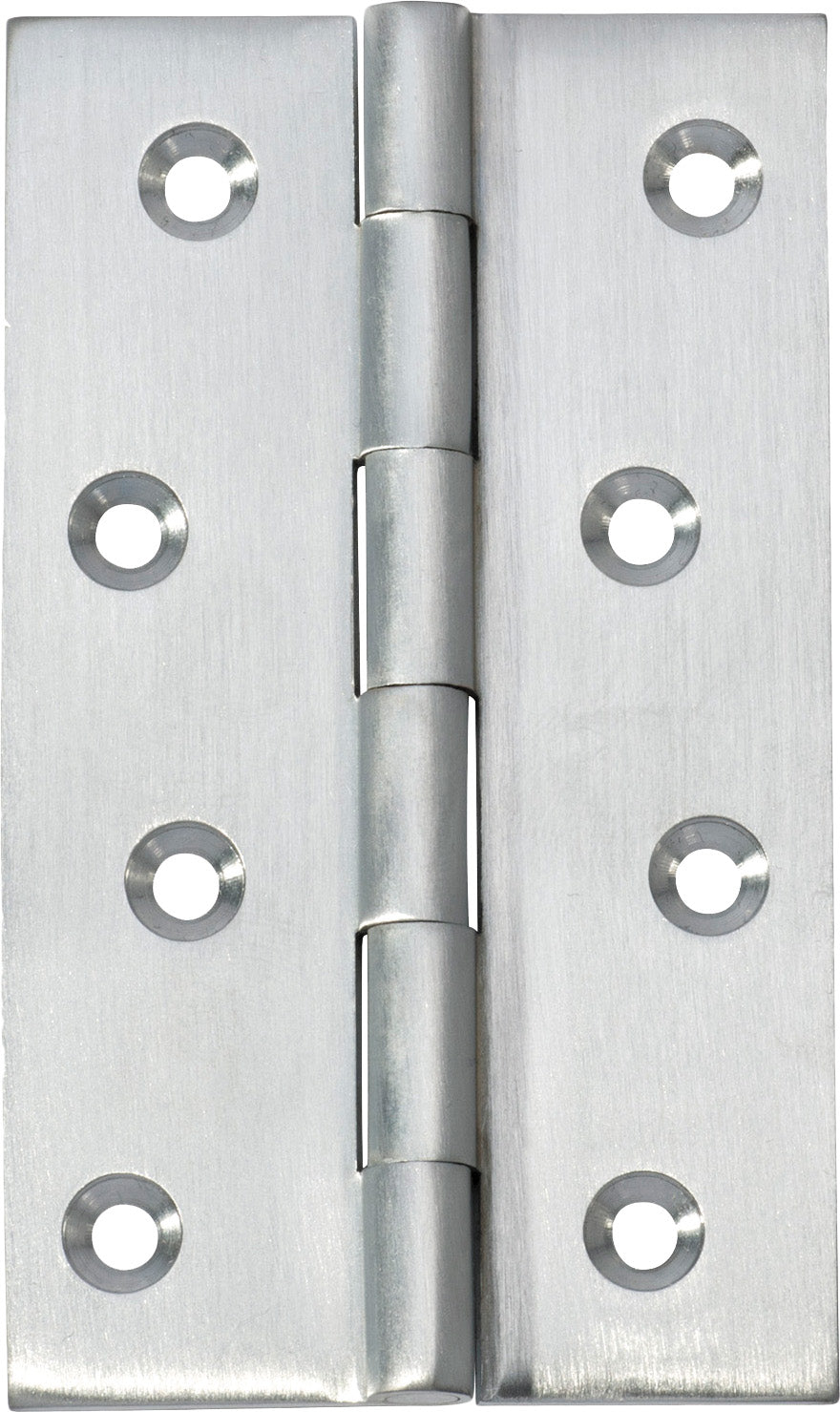 Fixed Pin Hinge Satin Chrome / H100xW60mm
