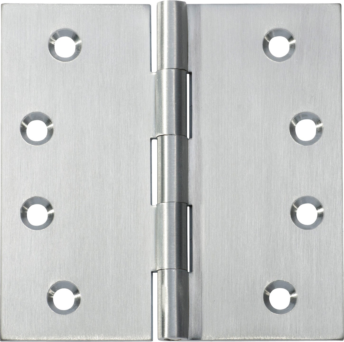 Fixed Pin Hinge Satin Chrome / H100xW100mm