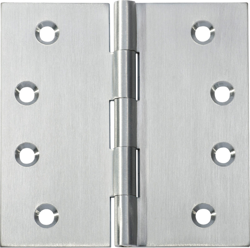 Fixed Pin Hinge Satin Chrome / H100xW100mm