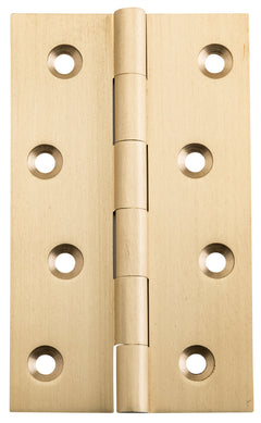 Fixed Pin Hinge Satin Brass / H100xW60mm