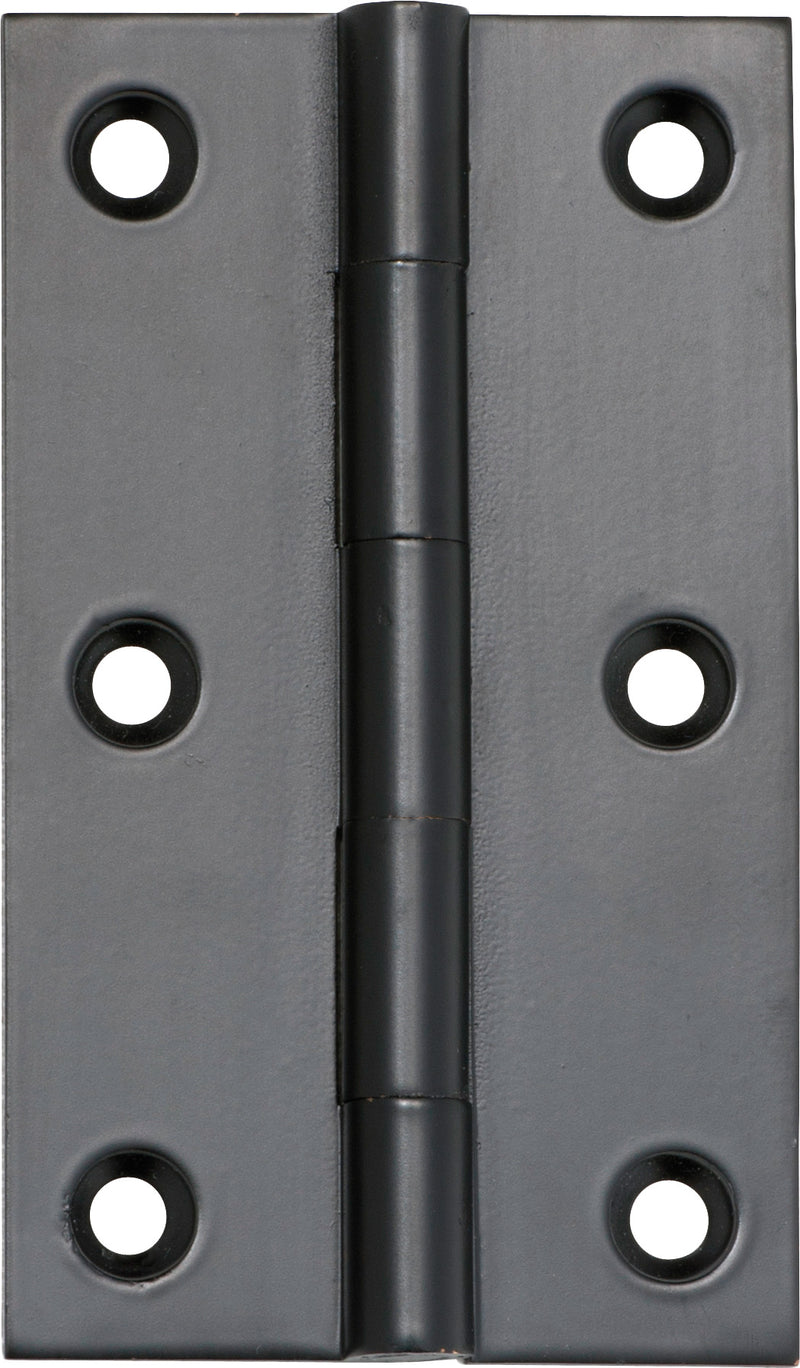 Fixed Pin Hinge Matt Black / H89xW50mm
