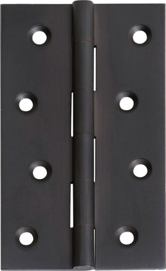 Fixed Pin Hinge Matt Black / H100xW60mm