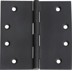 Fixed Pin Hinge Matt Black / H100xW100mm