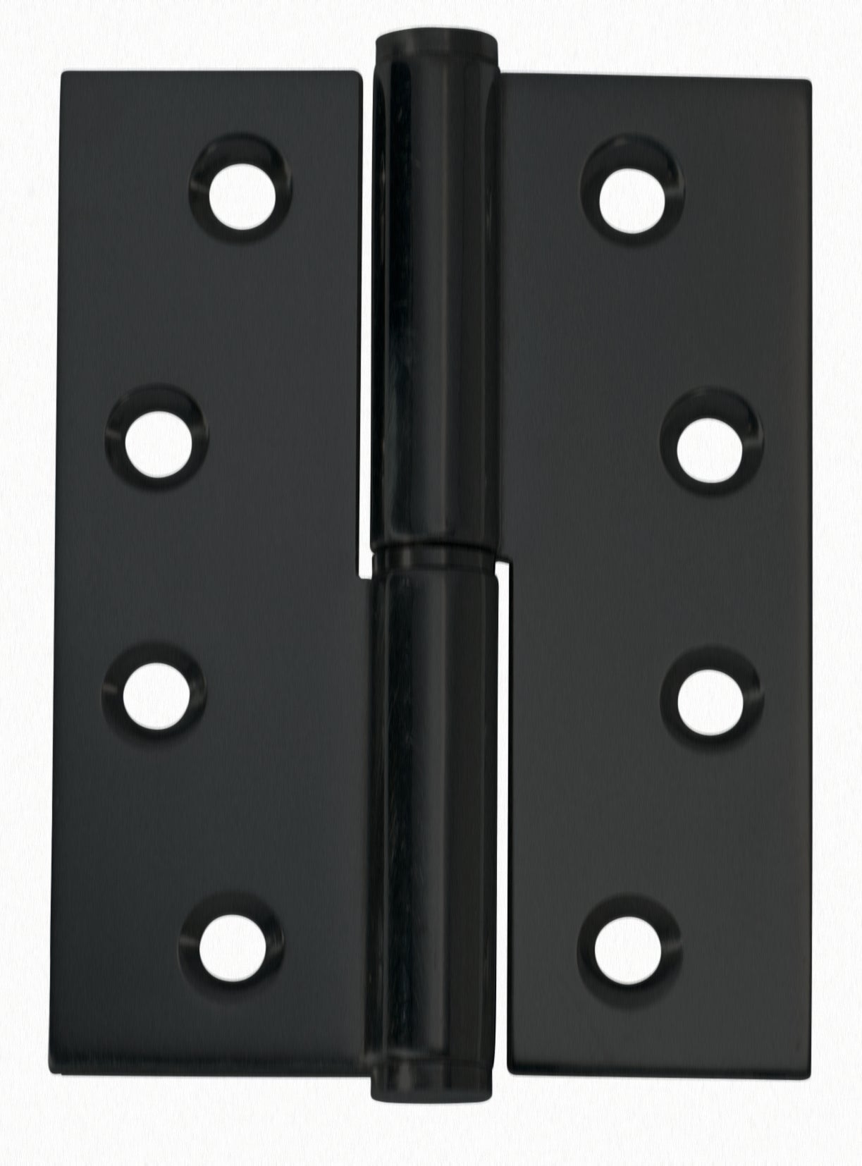 Lift Off Hinge Matt Black / RH H100xW75mm