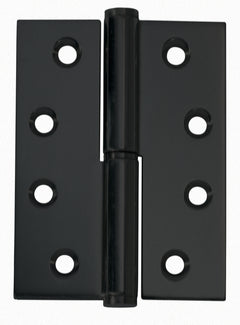 Lift Off Hinge Matt Black / RH H100xW75mm