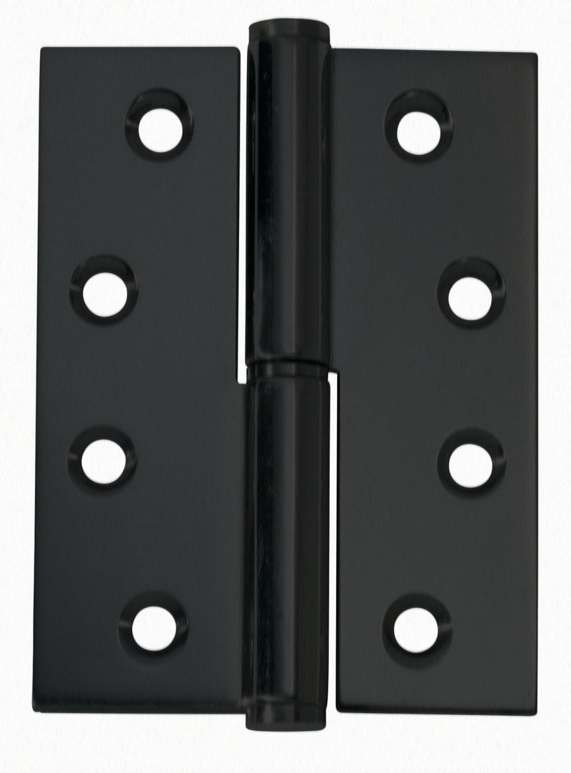 Lift Off Hinge Matt Black / RH H100xW75mm