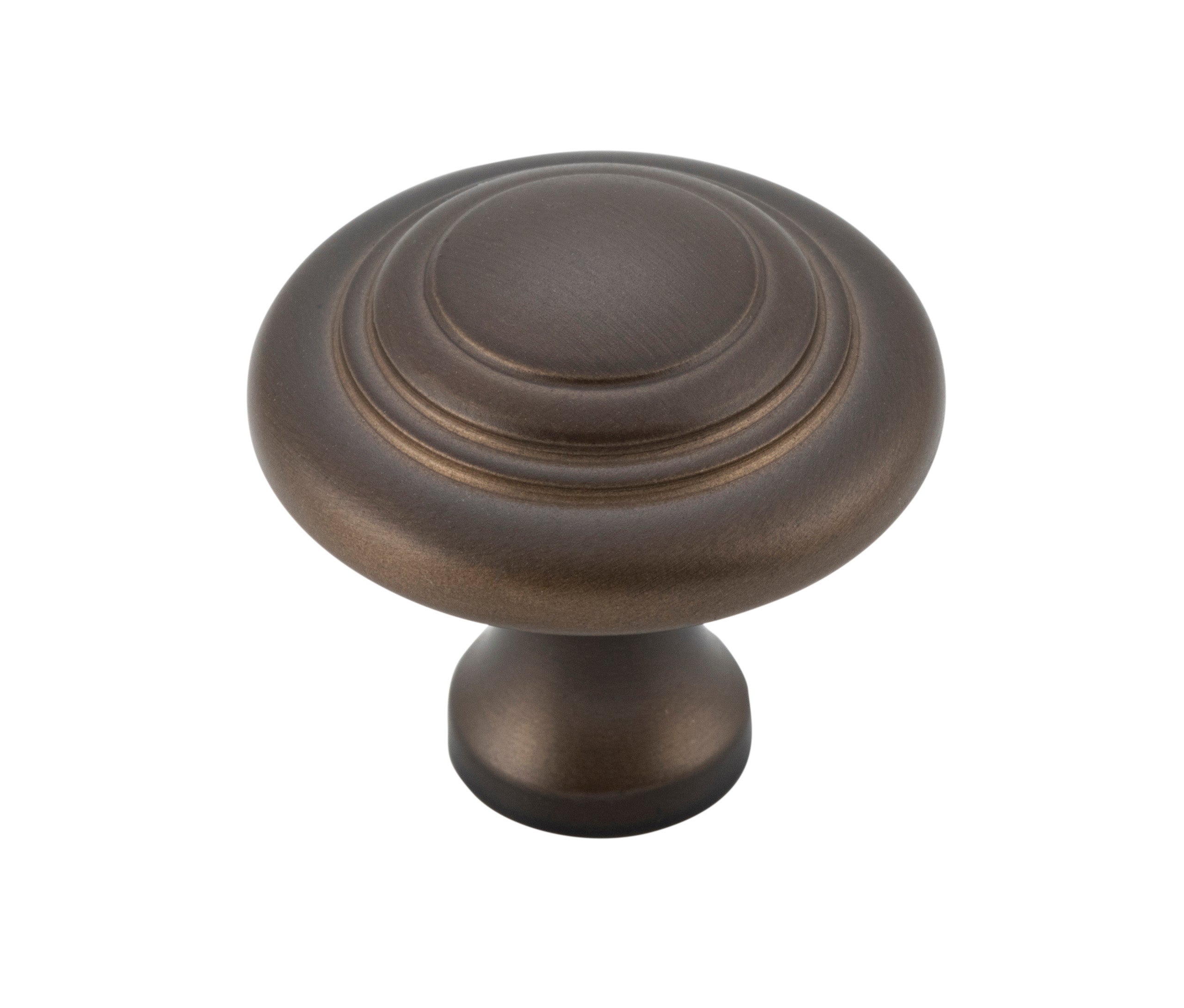 Domed Cupboard Knob Antique Brass / D25xP24mm
