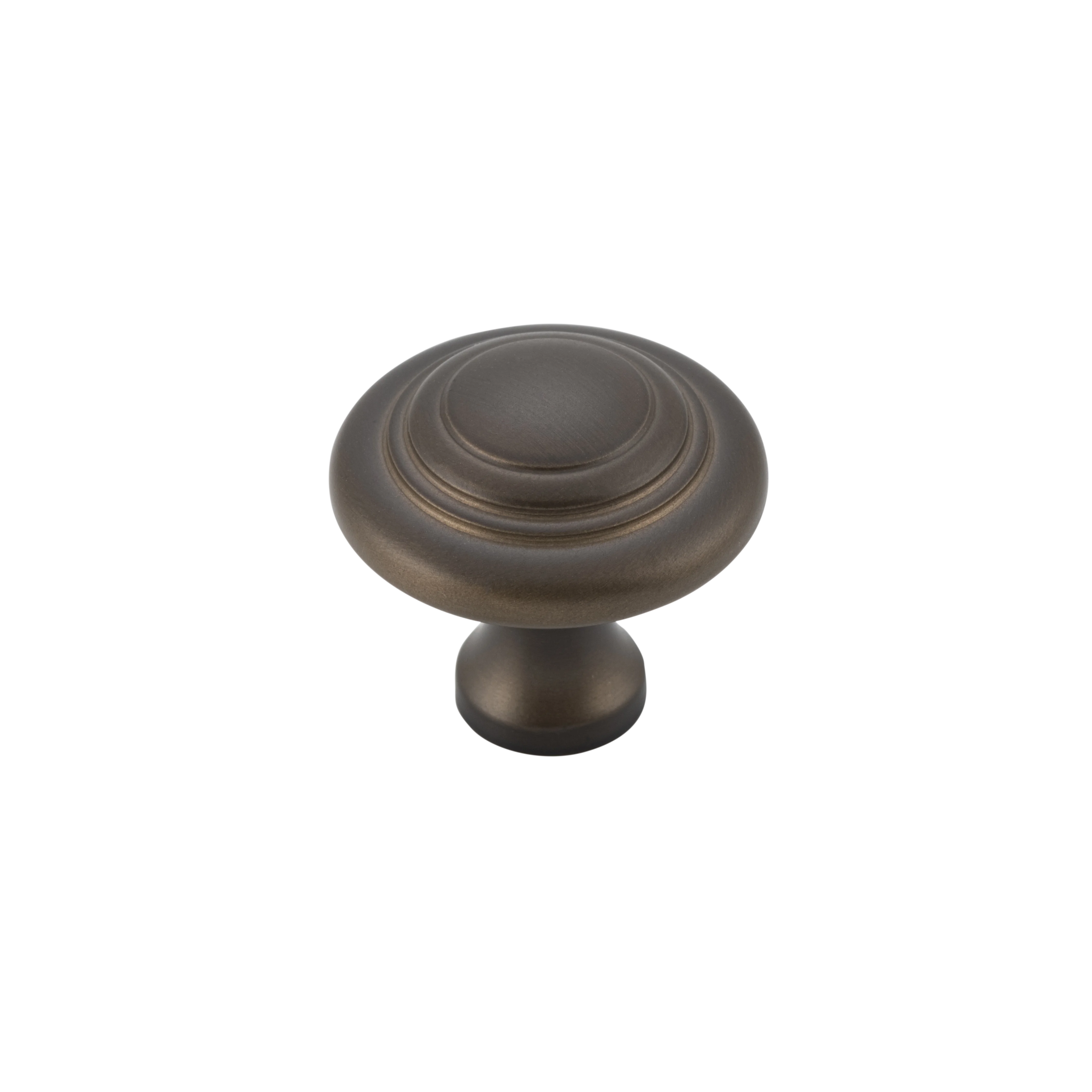 Domed Cupboard Knob Antique Brass / D25xP24mm