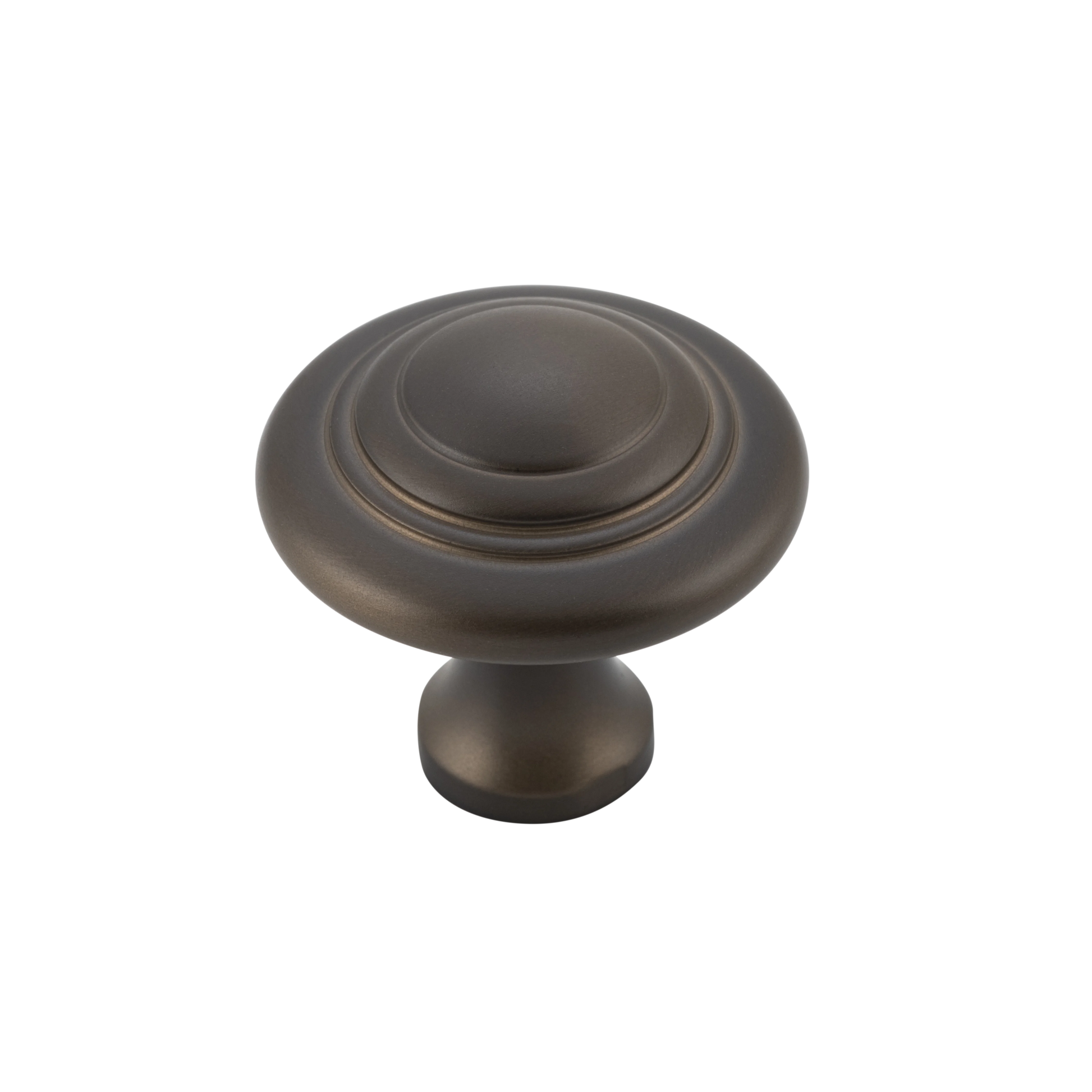 Domed Cupboard Knob Antique Brass / D32xP29mm