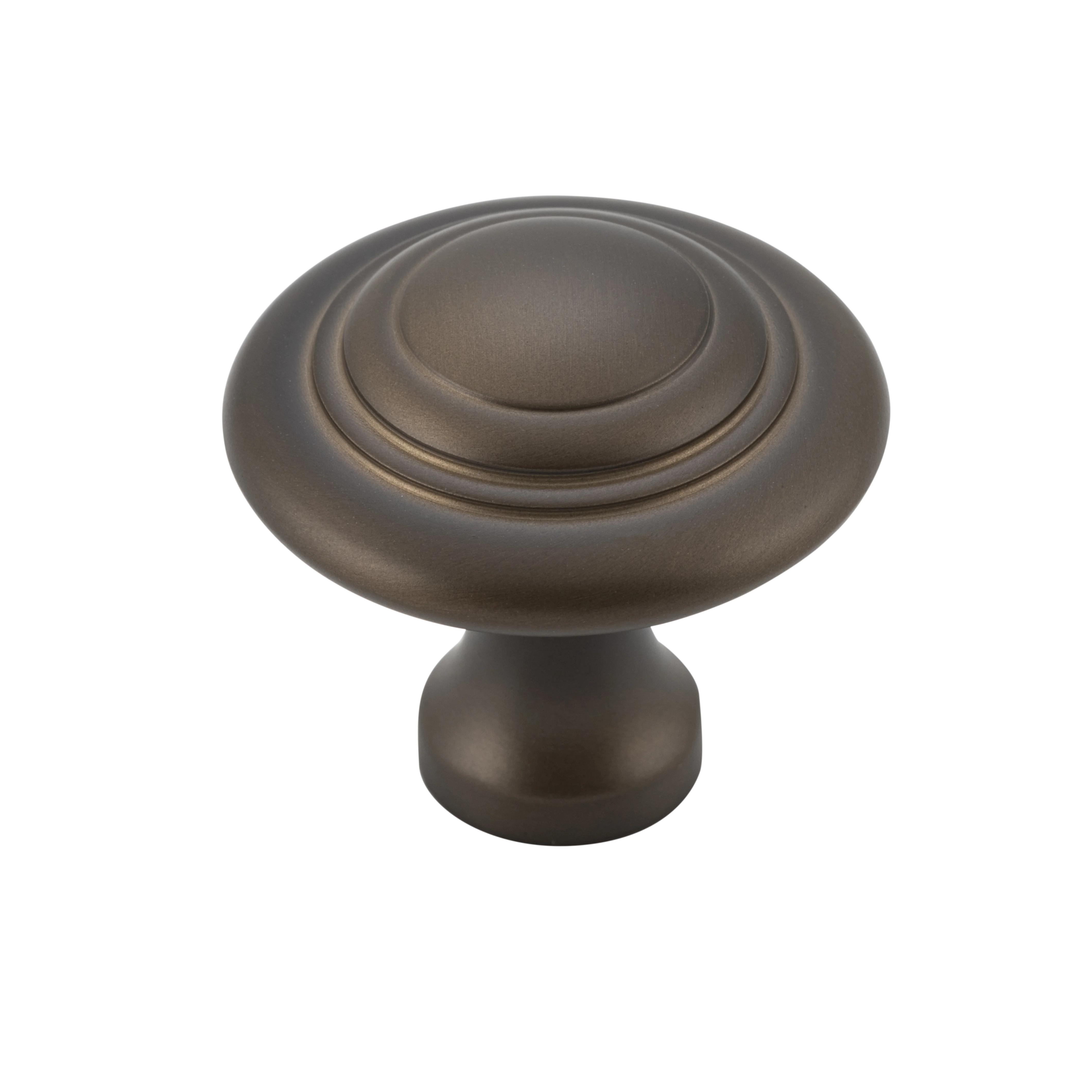Domed Cupboard Knob Antique Brass / D38xP35mm