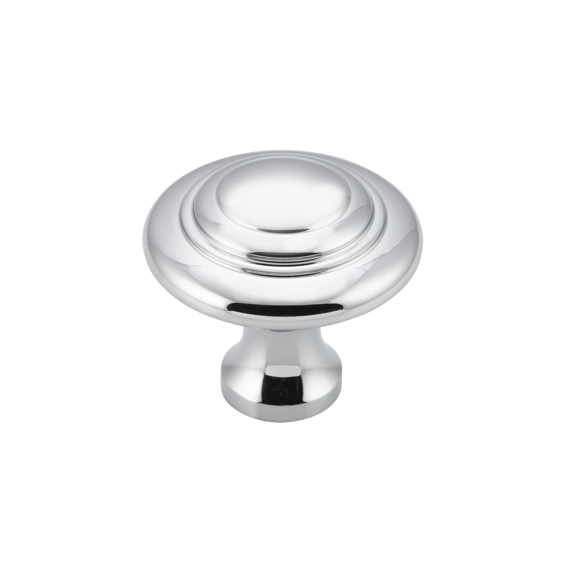 Domed Cupboard Knob Chrome Plated / D32xP29mm
