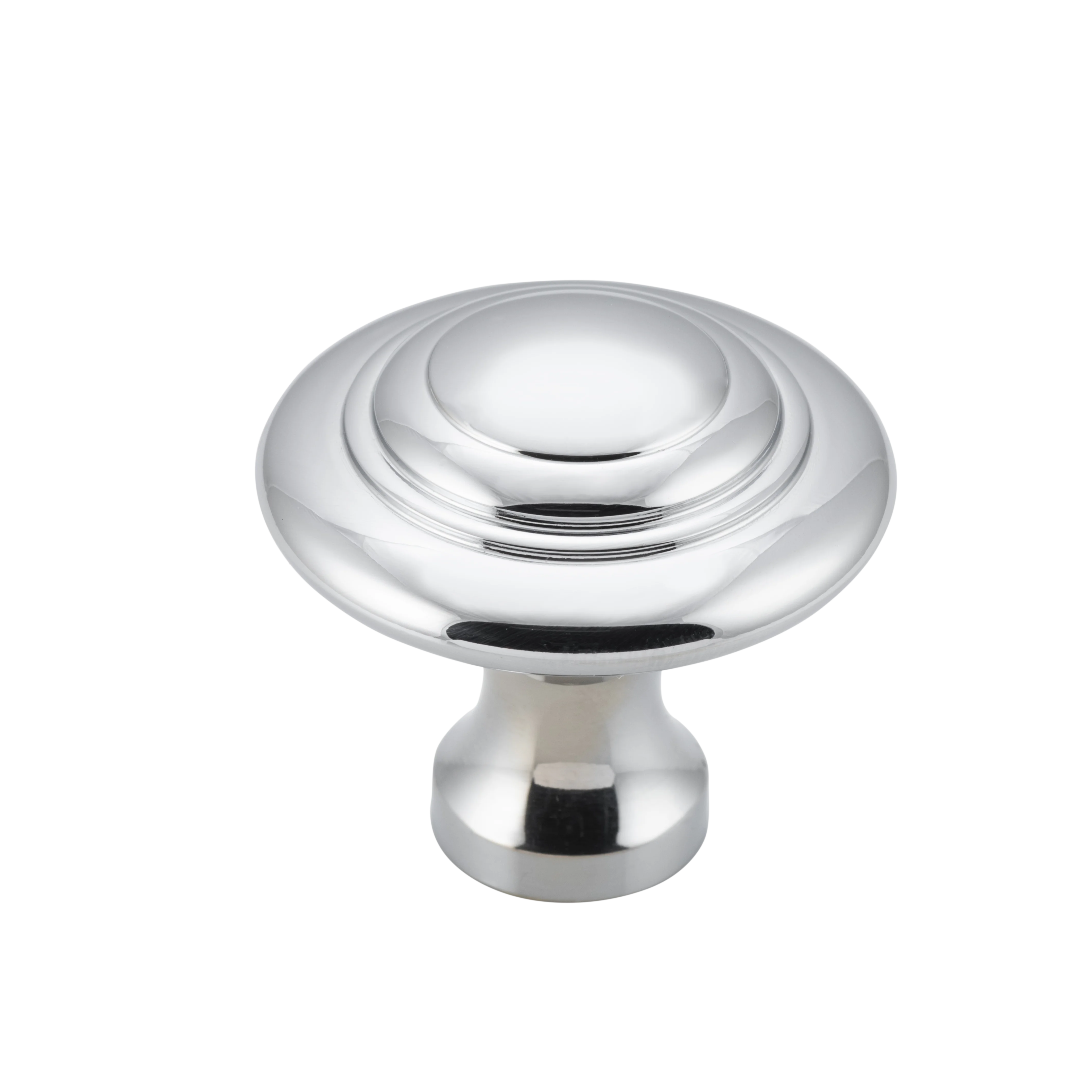 Domed Cupboard Knob Chrome Plated / D38xP35mm