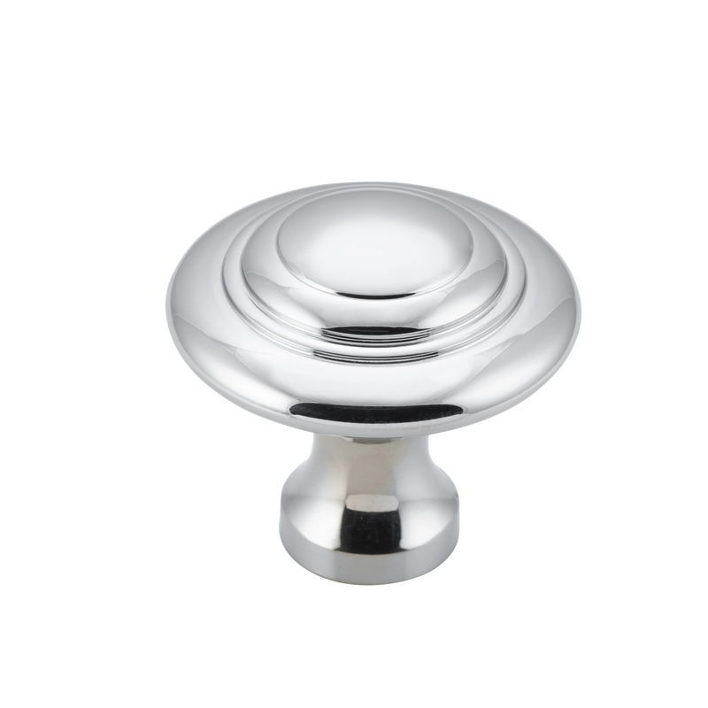 Domed Cupboard Knob Chrome Plated / D38xP35mm