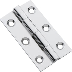 Fixed Pin Cabinet Hinge Chrome Plated / H50xW28mm