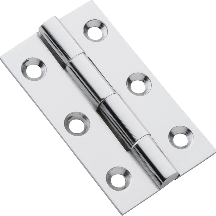 Fixed Pin Cabinet Hinge Chrome Plated / H50xW28mm