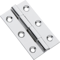 Fixed Pin Cabinet Hinge Chrome Plated / H50xW28mm