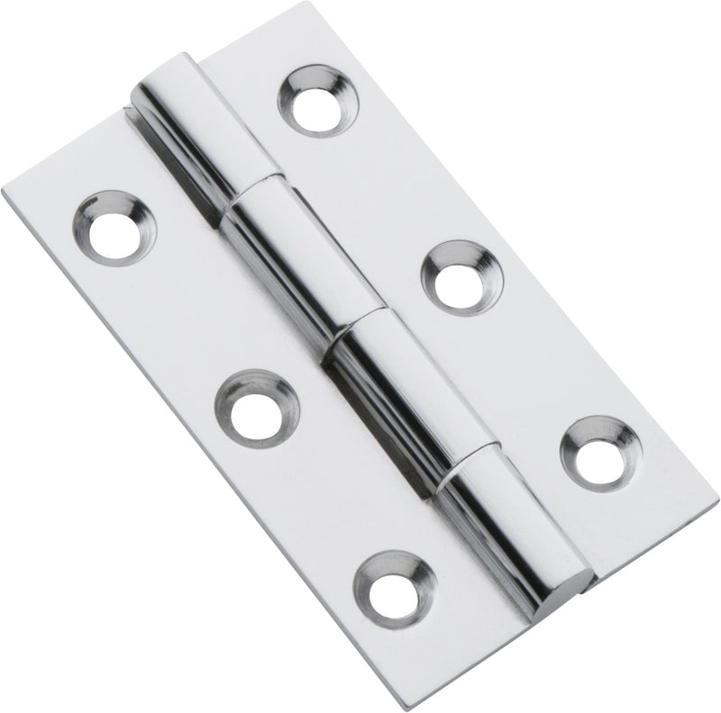 Fixed Pin Cabinet Hinge Chrome Plated / H50xW28mm