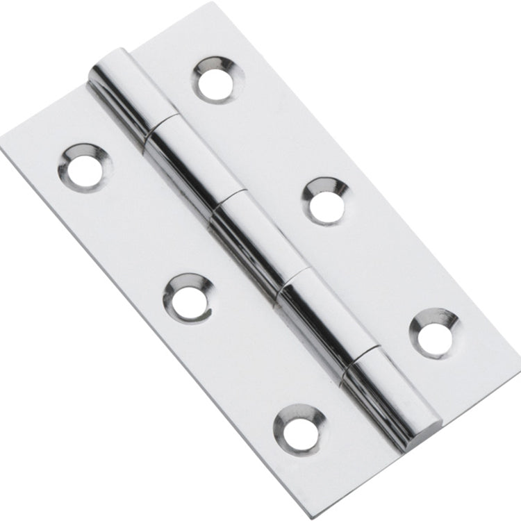 Fixed Pin Cabinet Hinge Chrome Plated / H63xW35mm