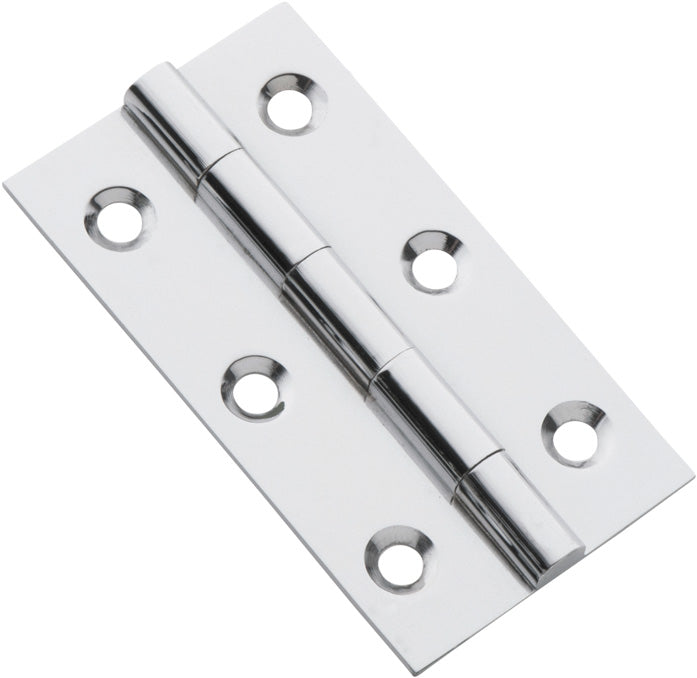 Fixed Pin Cabinet Hinge Chrome Plated / H63xW35mm